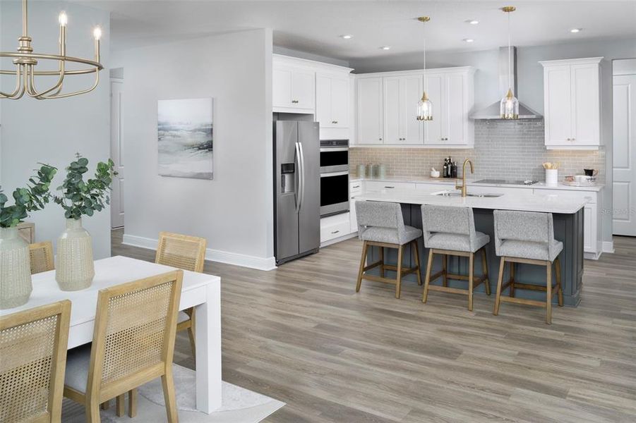 Furnished interior view inside a new home in Pasadena Ridge Master, Dade City (Image 4).