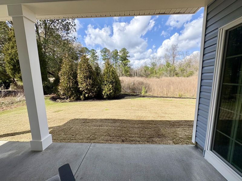 Exterior details and patio area of a home in Cainhoy Preserve, Huger (Image 3).