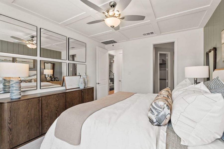 Furnished interior in a model home at Enclave 35s in Frisco (Image 7).