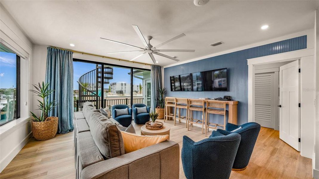 Furnished interior view inside a new home in , Sarasota (Image 50).