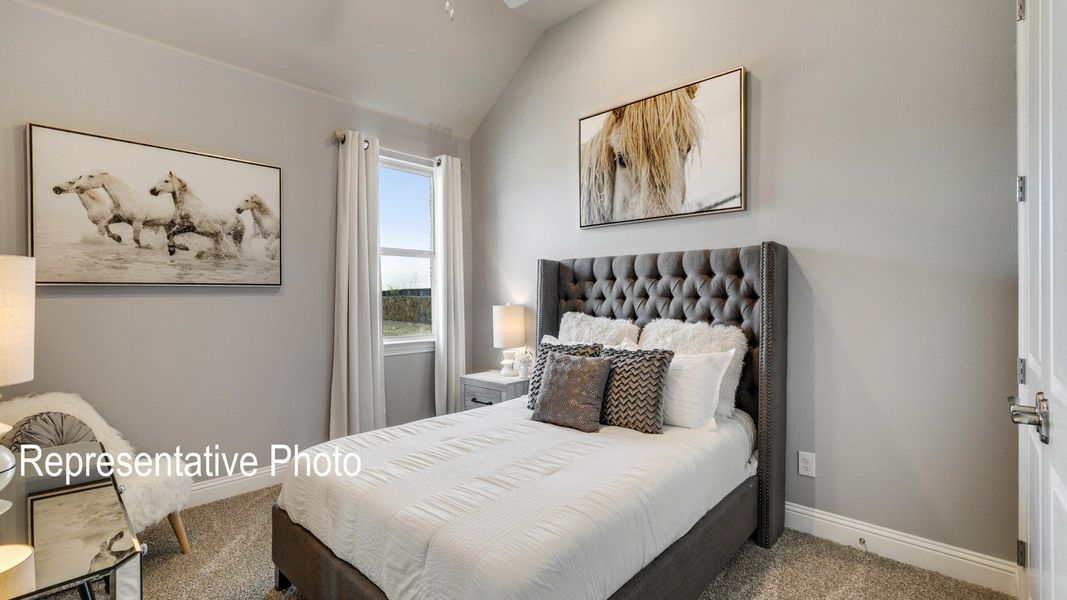 Furnished interior view inside a new home in Hulen Trails, Fort Worth (Image 15).