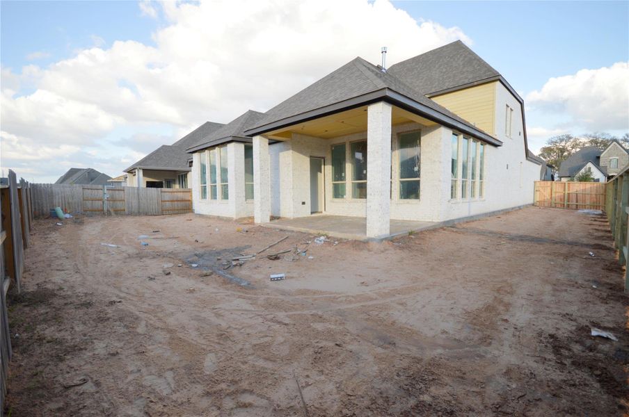 Exterior details and patio area of a home in Fulbrook on Fulshear Creek: 60ft. lots, Fulshear (Image 2).