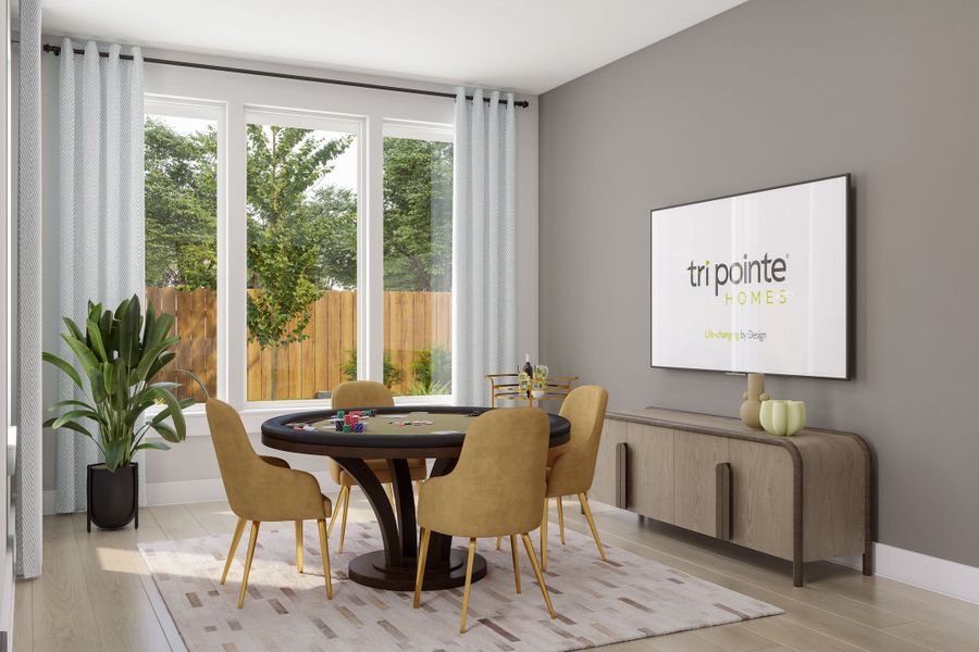 Furnished interior view inside a new home in Azalea Trails, Houston (Image 6).