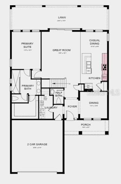 2D floor plan layout of this home in Timber Ridge, Plant City, FL (Image 3). 2D floor plan layout of this home in Timber Ridge, Plant City, FL (Image 3).
