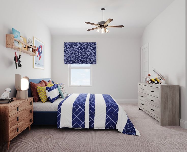 Furnished interior view inside a new home in Waterbend, Euless (Image 6).