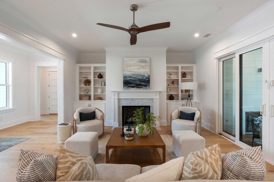 Furnished interior view inside a new home in , Isle Of Palms (Image 8).