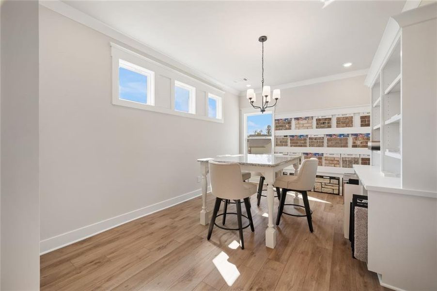 Furnished interior view inside a new home in Ponderosa Farms Manor, Gainesville (Image 29).