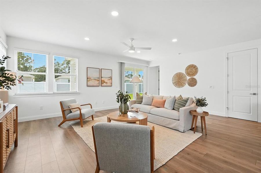 Furnished interior view inside a new home in Palm Coast Homes, Palm Coast (Image 13).