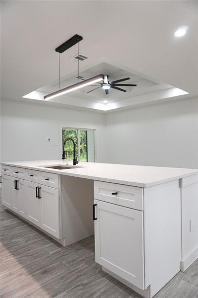 Furnished interior view inside a new home in , Cleveland (Image 9).