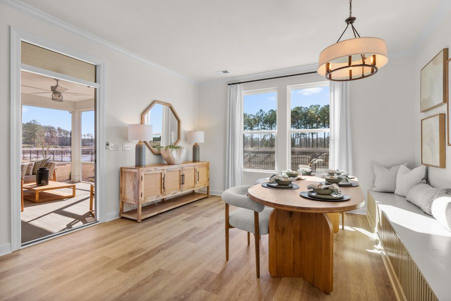 Representative furnished interior of a home built from the The Seashore by Chesapeake Homes in Coastal Club of the Carolinas, Calabash (Image 8).