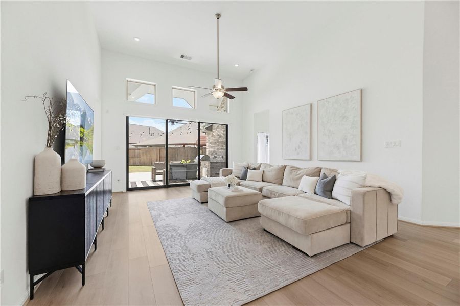 Furnished interior view inside a new home in , Cypress (Image 25).