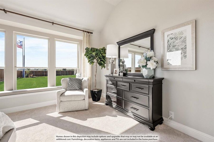 Furnished interior view inside a new home in Hayes Crossing, Midlothian (Image 33).