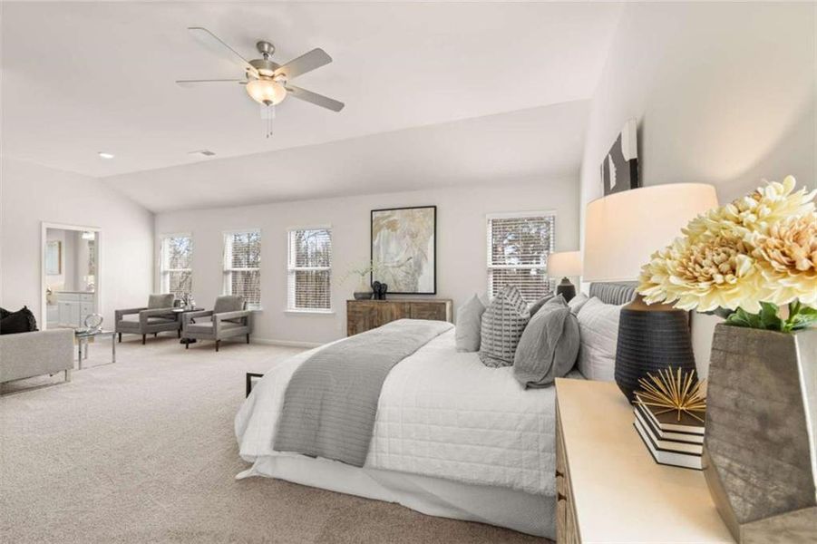 Furnished interior view inside a new home in Kingsmere Estates, Loganville (Image 21).