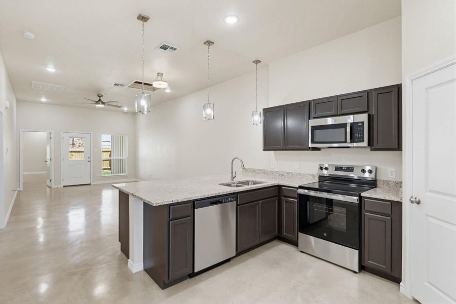 Furnished interior view inside a new home in , Copperas Cove (Image 8). Furnished interior view inside a new home in , Copperas Cove (Image 8).