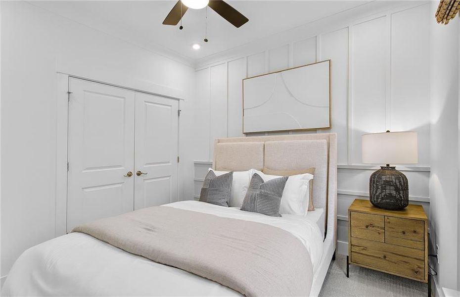 Furnished interior view inside a new home in Rose Creek, Cumming (Image 29).