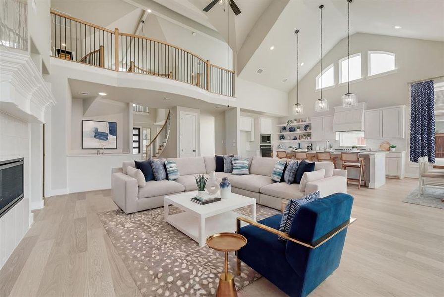 Furnished interior view inside a new home in Somerset Park, Rockwall (Image 14). Furnished interior view inside a new home in Somerset Park, Rockwall (Image 14).