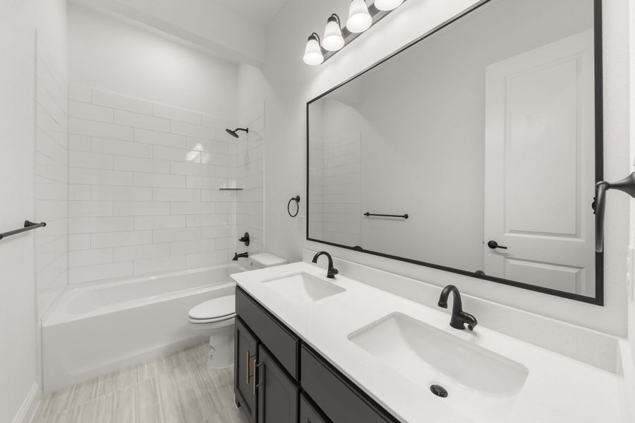 Furnished interior view inside a new home in The Meadows, Gunter (Image 18). Furnished interior view inside a new home in The Meadows, Gunter (Image 18).