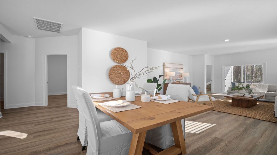 Furnished interior view inside a new home in The Lakes at North Glynn, Brunswick (Image 8).