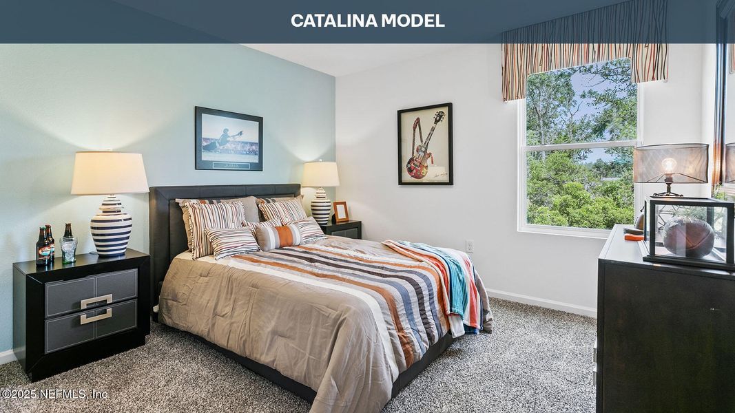 Furnished interior view inside a new home in Copes Landing, Jacksonville (Image 21). Furnished interior view inside a new home in Copes Landing, Jacksonville (Image 21).