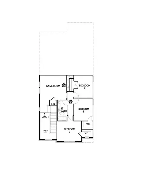 2D floor plan layout for the Sequoia by Impression Homes in Churchill, Anna, TX (Image 4). 2D floor plan layout for the Sequoia by Impression Homes in Churchill, Anna, TX (Image 4).