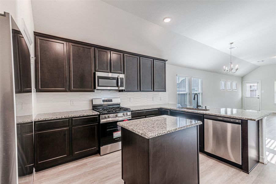 Furnished interior view inside a new home in Marvida, Cypress (Image 6).