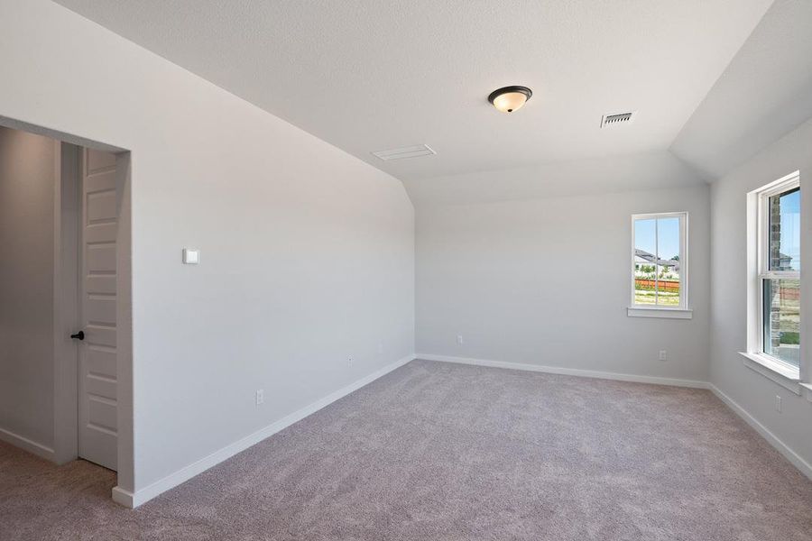 Spacious, unfurnished interior of a new home in Park Collection at Lariat, Liberty Hill (Image 22). Spacious, unfurnished interior of a new home in Park Collection at Lariat, Liberty Hill (Image 22).