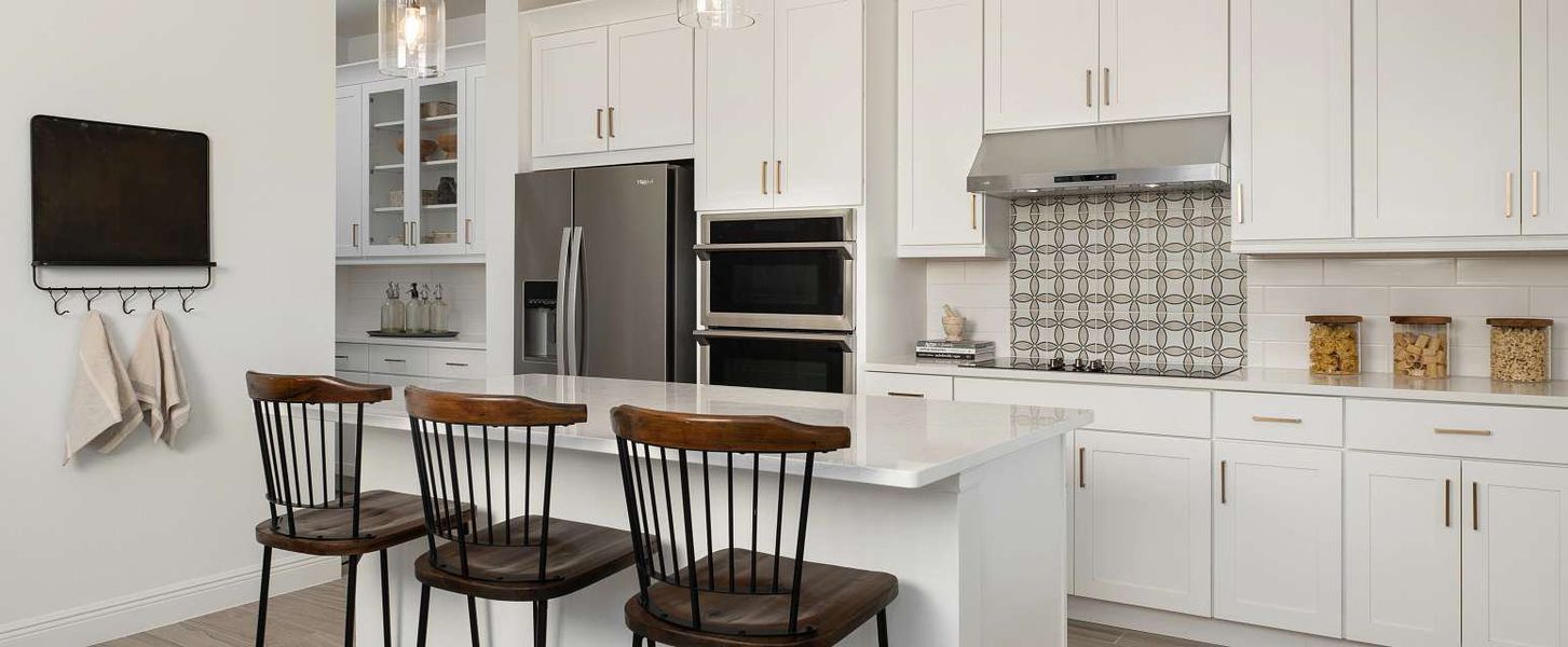 Representative furnished interior of a home built from the Griffin by Ashton Woods in Oakfield Trails Traditional, Parrish (Image 6).