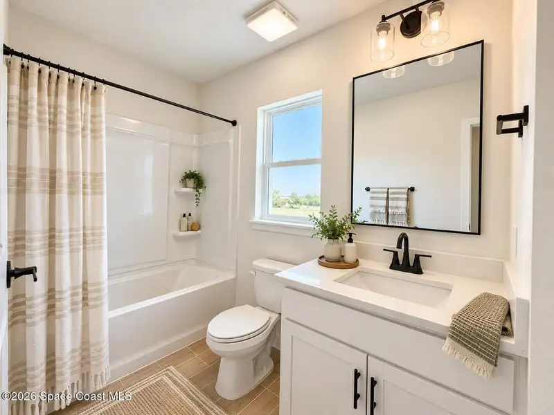 Furnished interior view inside a new home in St. John's Preserve, Palm Bay (Image 12). Furnished interior view inside a new home in St. John's Preserve, Palm Bay (Image 12).