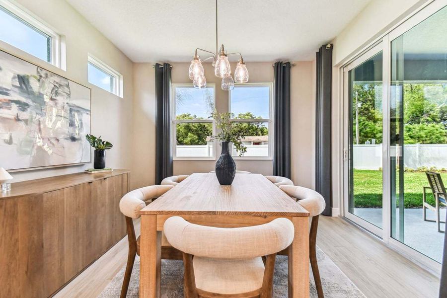 Furnished interior view inside a new home in Pinecone Reserve, Brooksville (Image 8).