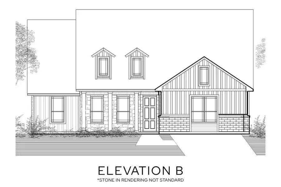 Representative rendering of the exterior for the The Henderson by Lillian Custom Homes (Image 4). Representative rendering of the exterior for the The Henderson by Lillian Custom Homes (Image 4).