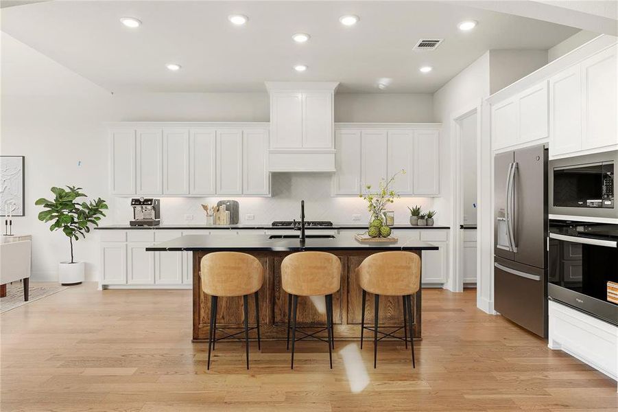 Furnished interior view inside a new home in Chatham Reserve, Providence Village (Image 33).