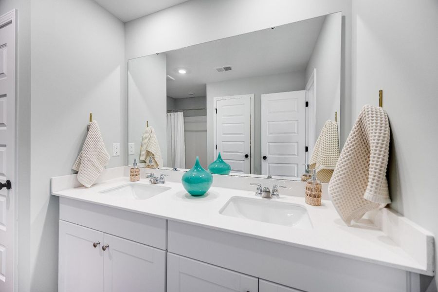 Furnished interior view inside a new home in Dawson Pointe, Summerville (Image 14).