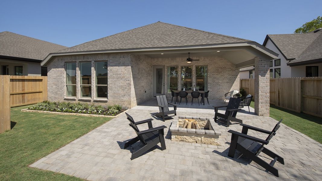 Representative exterior photo of a completed home built from the 2544W by Perry Homes in Grange 50', Katy, TX (Image 9).