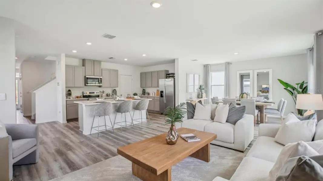 Furnished interior view inside a new home in Sandhill, Dade City (Image 7).