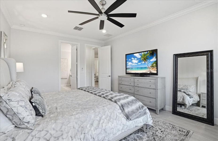 Furnished interior view inside a new home in Esplanade at Artisan Lakes, Palmetto (Image 23).