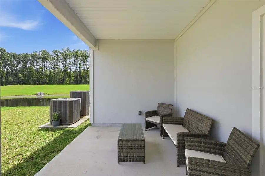 Exterior details and patio area of a home in Dunns Crossing, Jacksonville (Image 29). Exterior details and patio area of a home in Dunns Crossing, Jacksonville (Image 29).