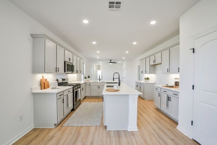 Front exterior of a new home in Mostyn Springs, Magnolia, TX, highlighting curb appeal (Image 2). Front exterior of a new home in Mostyn Springs, Magnolia, TX, highlighting curb appeal (Image 2).