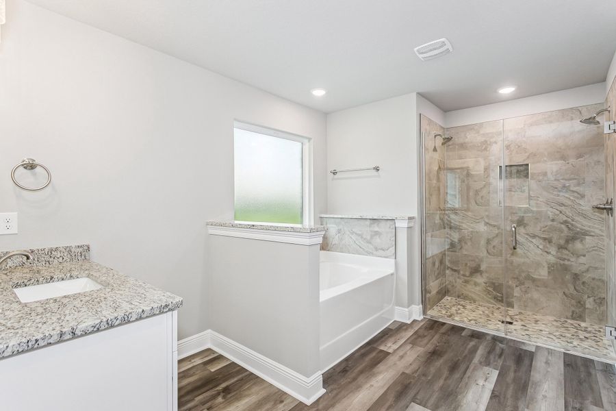 Representative furnished interior of a home built from the The Sapphire Estate by Herbst Homes in Walther Reserve, Milton (Image 8).