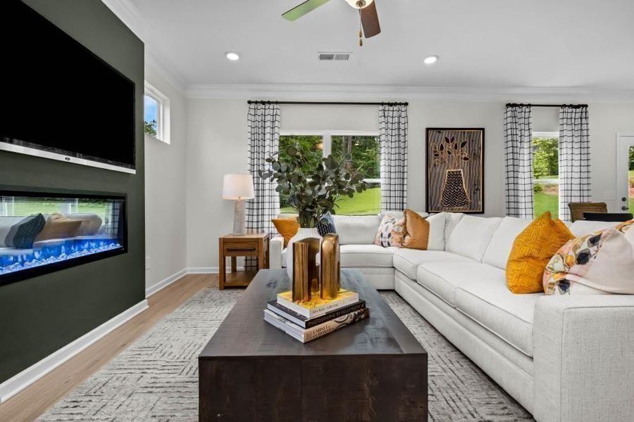 Furnished interior view inside a new home in Kingston Park, Kingston (Image 24).