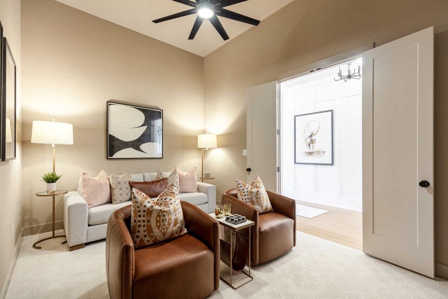 Representative Entertainment Room - some options shown