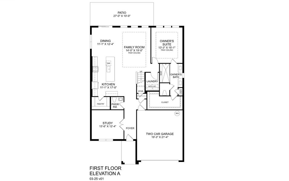 2D floor plan layout for the Serena by Ryan Homes in Malabar Springs, Palm Bay, FL (Image 2). 2D floor plan layout for the Serena by Ryan Homes in Malabar Springs, Palm Bay, FL (Image 2).