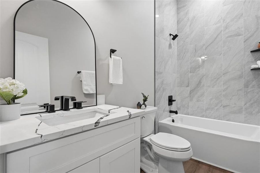 Furnished interior view inside a new home in , Covington (Image 13).