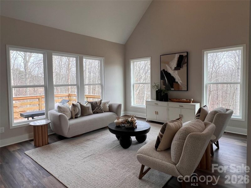 Furnished interior view inside a new home in , Dallas (Image 10).