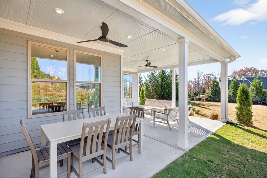 Representative exterior details of a home built from the Mystique by Del Webb in Del Webb Chateau Elan, Hoschton (Image 34). Representative exterior details of a home built from the Mystique by Del Webb in Del Webb Chateau Elan, Hoschton (Image 34).