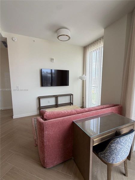 Furnished interior view inside a new home in , Miami (Image 4). Furnished interior view inside a new home in , Miami (Image 4).