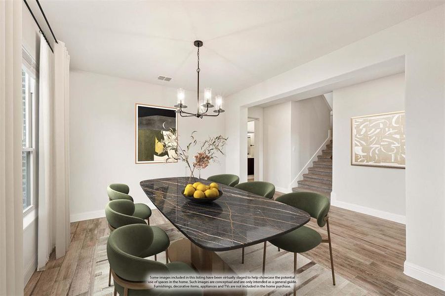 Furnished interior view inside a new home in Sonoma Verde, McLendon-Chisholm (Image 9).