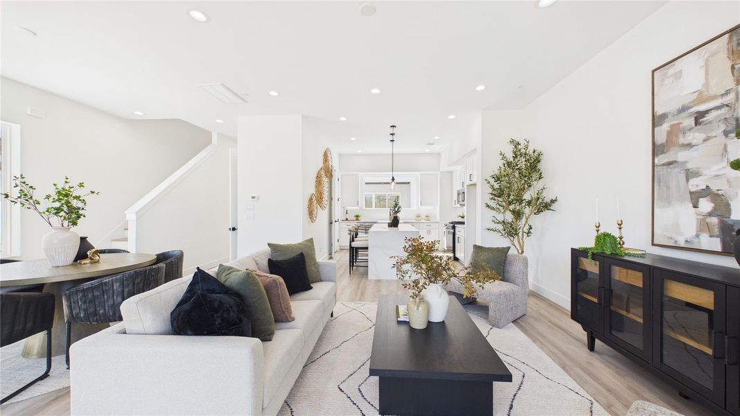 Furnished interior view inside a new home in , Houston (Image 41). Furnished interior view inside a new home in , Houston (Image 41).