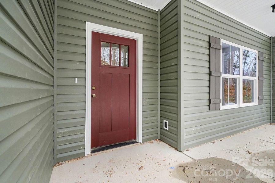 Exterior details and patio area of a home in , Travelers Rest (Image 21).