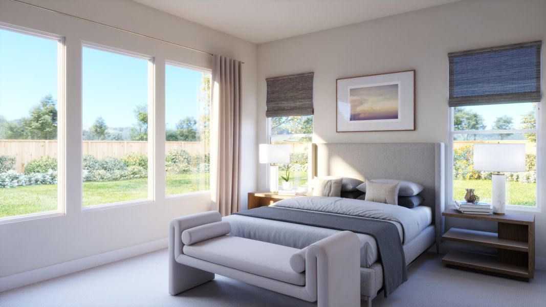 Representative furnished interior of a home built from the 5052 by Risewell Homes in Freedom at Anthem, Kyle (Image 9).