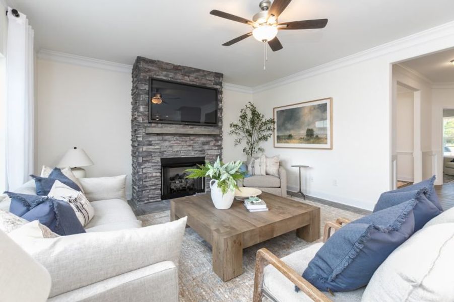 Furnished interior view inside a new home in Avondale, Greensboro (Image 11).
